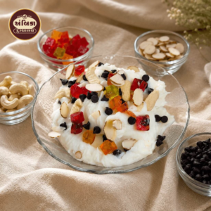 American Nuts Matho with dry fruits and toppings in Ahmedabad