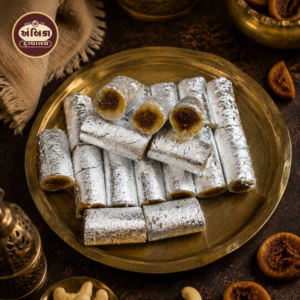 Premium Anjeer Roll Ahmedabad made with rich figs and traditional dry fruits