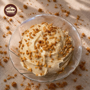 Biscoff Matho Ahmedabad with rich caramel biscuit flavor