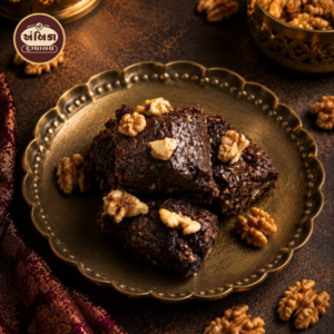 Chocolate Walnut Halwo Ahmedabad made with rich chocolate and premium walnuts