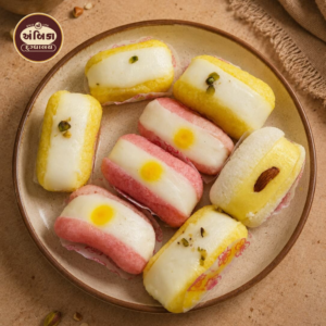 Fresh Malai Chamcham Ahmedabad made with soft chenna, creamy malai layers, and delicate flavours, freshly prepared every day