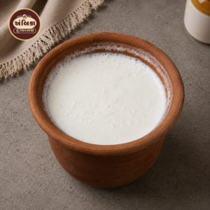Fresh Matka Dahi Ahmedabad served in a traditional clay pot, made from pure milk for a thick, creamy, and authentic dairy experience
